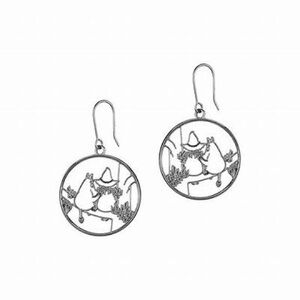 Moomin Earrings Friendship 100% Silver Size Large
